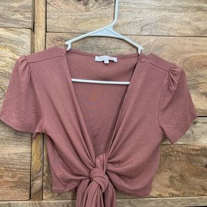 Women’s Shirt with ties in front